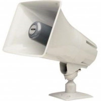 Valcom VIP-130AL-GY ONE-WAY 5 -WATT HIGH EFFICIENCY IP HORN WITH LONG LINE EXTENDER (GRAY)
