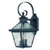 HomeRoots 21 x 9.75 x 11.5 in. Bay Street 3-Light Matte Black Wall Light
