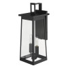 HomeRoots 23.5 x 8 x 9 in. Alden 2-Light Matte Black Wall Light