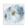 HomeRoots 40 x 40 in. Watercolor Abstract Gray Blue Flower II Canvas Wall Art