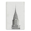 HomeRoots 48 x 32 in. Gray Vintage NYC Canvas Wall Art