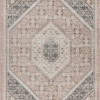 HomeRoots 8 x 10 ft. Gray & Soft Pink Traditional Area Rug