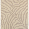 HomeRoots 5 x 8 ft. Taupe Zebra Pattern Area Rug