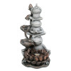 Jeco 31 in. Yoga Frogs Fountain with LED Light