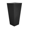 Tusco 32 in. Cosmo Tall Planter Black