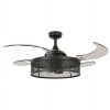 Fanaway Meridian 48-inch Black AC Ceiling Fan with Light