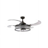 Fanaway 48 in. Fanaway Corbelle with Smoke Blades Ceiling Fan Antique Black