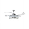 Fanaway 48 in. Fanaway Corbelle with Clear Blades Ceiling Fan Chrome