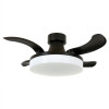 Fanaway Fanaway Orbit 36-inch Matte Black Ceiling Fan with Light