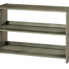 Supplier PD-790D-AG Louver Bookcase In Antique Grey Finish