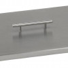 American Fireglass 24 x 8 in. Stainless Steel Cover for Rectangular Drop-In Fire Pit Pan
