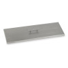 American Fireglass 30 x 10 in. Stainless Steel Cover for Rectangular Drop-In Fire Pit Pan