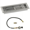 American Fireglass 18 x 6 in. Rectangular Drop-In Pan with Match Light Kit - Propane