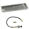 American Fireglass 30 x 10 in. Rectangular Drop-In Pan with Match Light Kit - Propane
