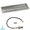 American Fireglass 36 x 12 in. Rectangular Drop-In Pan with Match Light Kit - Propane