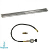 American Fireglass 72 x 6 in. Linear Drop-In Pan with Match Light Kit - Propane