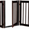 Dynamic Accents - 32 Inch 3 Panel Walk-Through Free Standing EZ Gate - Black