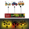 Alpine 36 in. Solaris Iron Welcome Mobile Outdoor Garden Stake - Assorted Color - Pack of 12