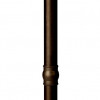 Patio Living Concepts Tahiti II 60 in. Floor Lamp 17207 with 3 in. white tube body and tight weave flat wicker walnut shade