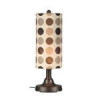 Patio Living Concepts Coronado 30 in. Table Lamp 47287 with 2 in. bronze body and mojito coffee bean Sunbrella shade fabric