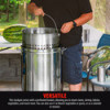 Maxam CHEF'S SECRET® 82qt Stainless Stockpot w/ Basket