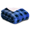 Maxam MICRO MINK SHEPRA BLANKET ROYAL-BLACK-BUFFALO (50 X 60 )