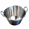 Maxam Cazo Grande Para Carnitas Extra Large 20 inch Stainless Steel Wok