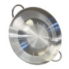 Maxam Large Mexican Style 21 Wok made of stainless steel