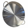 Maxam Large Mexican Style 22 Wok made of stainless steel