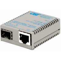 Omnitron Systems 1639-0-1 10/100/1000 BASE-T SFP ETHERNET MICONVERTER S GIGABIT RJ45 FIBER US