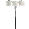 Ore Furniture 84 in. Novalit 3-Arc Espresso Metal Floor Lamp