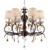 Ore Furniture 27 in. Magnolia Crystal Bronze Ceiling Lamp