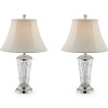 Ore Furniture 26.5 in. Portia Glass Table Lamp - Set of 2