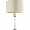 ORE International 29.5 in. Perspicio Solid Crystal Gold Column Table Lamp