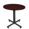 Regency 30 in. Kobe Round Breakroom Table Mahogany