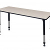 Regency 60 x 24 in. Kee Height Adjustable Classroom Table Maple
