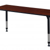 Regency 72 x 30 in. Kee Height Adjustable Classroom Table Cherry