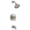 Kohler Elliston 1-Handle Brushed Nickel Tub & Shower Faucet