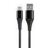 Monoprice 31203 MONOPRICE ATLASFLEX SERIES DURABLE USB 2.0 TYPE C TO TYPE A CHARGE & SYNC KEVLAR