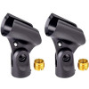 Monoprice 625851 STAGE RIGHT BY MONOPRICE UNIVERSAL MIC CLIP FOR HANDHELD MICROPHONES 5-PACK