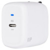 Monoprice 41990 MONOPRICE USB-C CHARGER_ 30W 1-PORT PD GAN TECHNOLOGY FOLDABLE WALL CHARGER WHIT