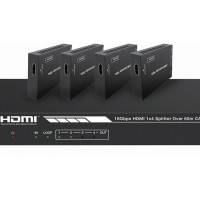 Monoprice 42271 MONOPRICE BLACKBIRD 4K HDMI 2.0 1X4 SPLITTER EXTENDER --COMPLETE SOLUTION KIT--