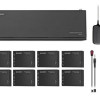 Monoprice 42272 MONOPRICE BLACKBIRD 4K HDMI 2.0 1X8 SPLITTER EXTENDER COMPLETE SOLUTION KIT-- 18