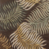 HomeRoots 5 ft. x 8 ft. Wool Espresso Area Rug