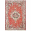 HomeRoots 8 x 12 ft. Red & Gray Oriental Area Rug