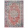 HomeRoots 5 x 8 ft. Red & Blue Oriental Area Rug