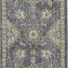 HomeRoots 63 x 91 in. Slate Grey Wool Rug