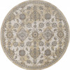HomeRoots 63 x 91 in. Ivory Sand Wool Rug
