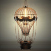 HomeRoots Multi Color Vintage Hot Air Balloon Pendant - 23 x 23 x 41 in.
