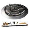 Tretco 30 in. Stainless Steel Pan Ring Pro-Kit Liquid Propane